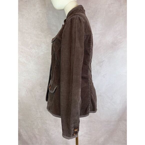 L.L. Bean Women’s Corduroy Button Up Coat Jacket - Picture 4 of 7